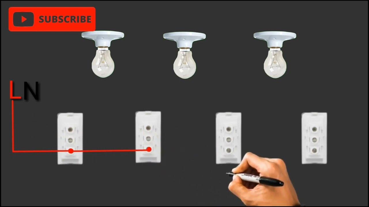 Two Ways Switch Connection - YouTube
