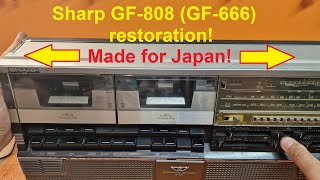 Sharp GF-808 - Sharp GF-666 Restoration!