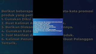 Download Lagu TIPS MEMBUAT KATA-KATA PROMOSI PRODUK YANG PERLU ANDA TAHU MP3 Download Lagu TIPS MEMBUAT KATA-KATA PROMOSI PRODUK YANG PERLU ANDA TAHU MP3