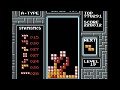 NES classic tetris: Crazy spin-tuck at level 19