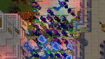 Tibia - Baby Takes Over Commander! (MORTA WAR) (Funny Moments)