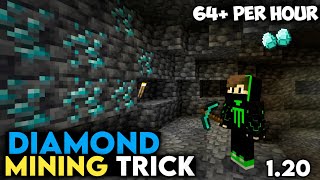 How to find diamond easily //1.20🔥|Minecraftpe |Easy tips and tricks to find diamond in #minecraft