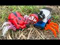 ASMR Merakit dan Unboxing Mainan Kereta Thomas, Monster Train, Thomas exe, Spider Monster Laba laba