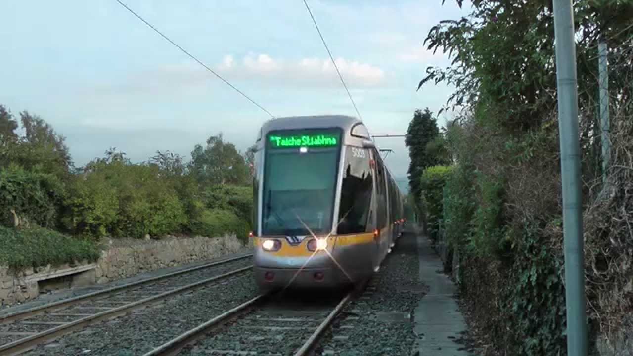 Trams in Dublin 2013-09-27 50fps
