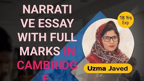 Full marks paper 2 Narrative Essay 