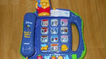 Vtech Winnie the pooh teach and lights phone