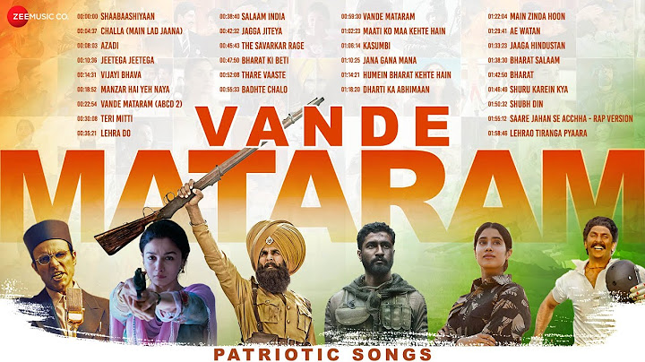 Patriotic Songs 🇮🇳 2+ Hours Nonstop 🇮🇳 | VANDE MATARAM 2024 | Independence Day Special Songs