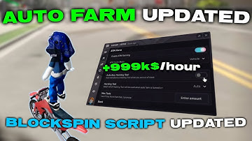 🔥*UNDECTED* ROBLOX BlockSpin | EZHUB SCRIPT | AUTO ATM FARM | KILLAURA | ESP SO MANY FEATURES