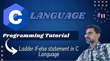 [HINDI]  C Programming Tutorial for Beginners - Ladder if-else statement in C (Learn C in Hindi)