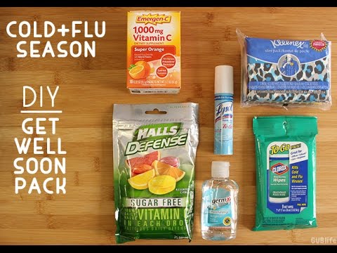 Cold Flu Season Diy Get Well Soon Pack Youtube