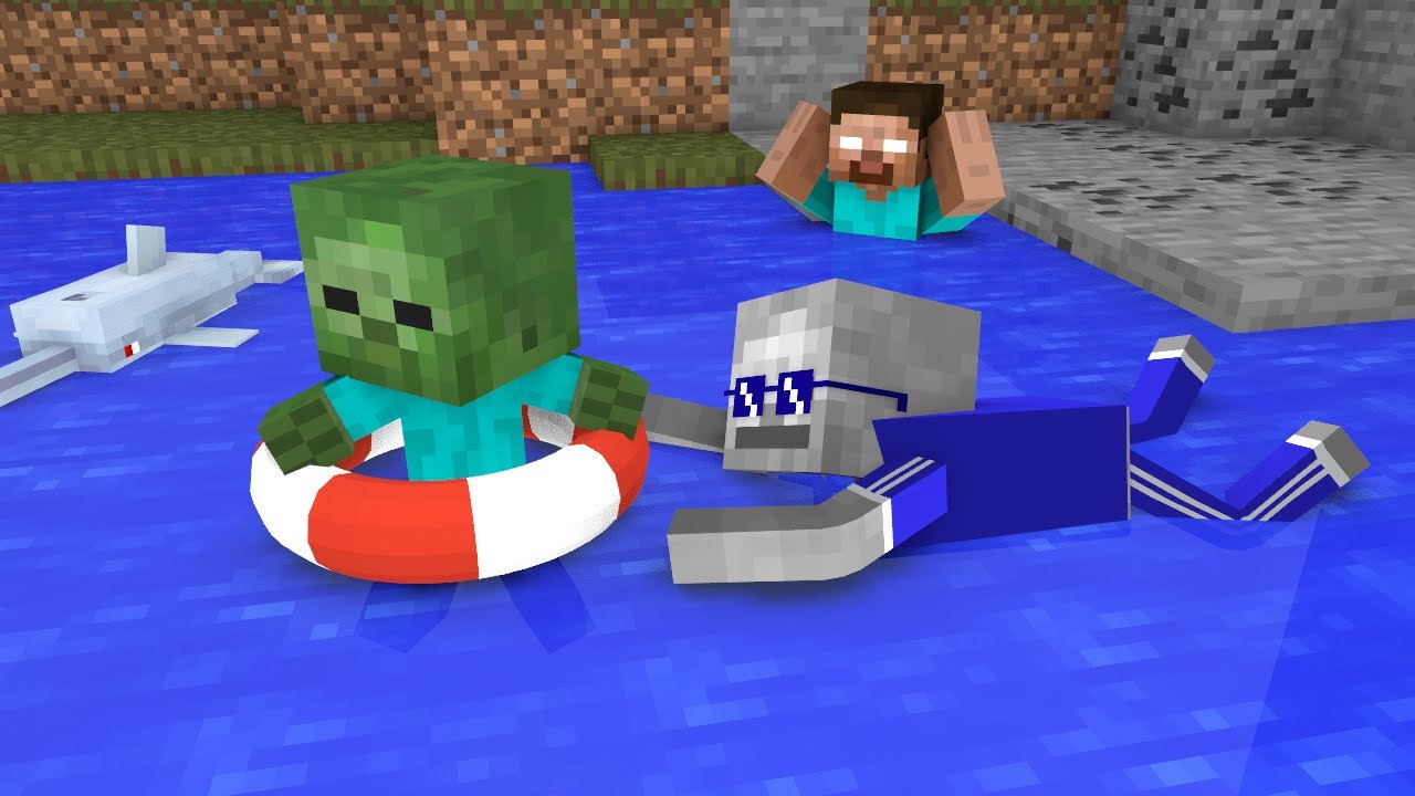 Scary Beach - Minecraft Animation