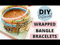 DIY Wrapped Bangle Bracelet with Charms | by Michele Baratta