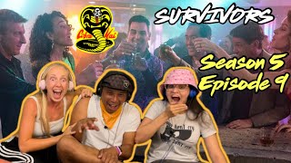 COBRA KAI 5x09 - Survivors | Reaction!