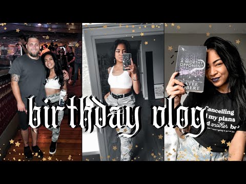 BIRTHDAY VLOG 2022 ? | good news, unboxings, concert, book shopping, joey met momma agaton