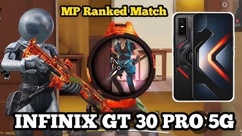 Infinix GT 30 PRO 5G Game Test in MP Ranked Match in COD Mobile | 120 fps unlock in BR | Gyro Test