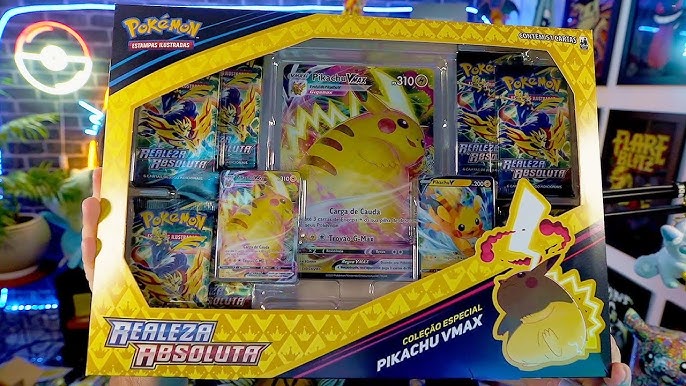 Cartas - Pokemon Box Pikachu Vmax Realeza Absoluta COPAG DA IA