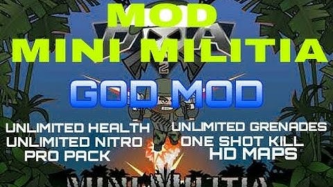 HOW-TO-CREATE-MOD-(MINI-MILITIA)+(HINDI) / EASY+TRICK + 100% WORKING