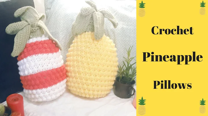 Create Gorgeous Pineapple Pillows with Crochet