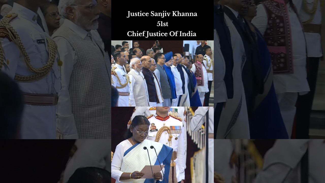 Justice Sanjiv Khanna Take Oath As Chief Justice Of India | 