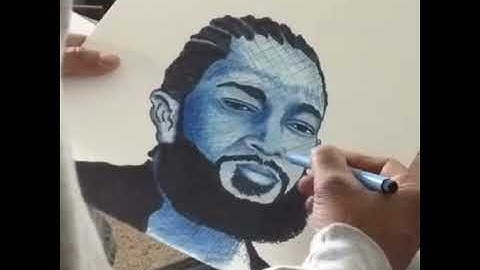 RIP Nipsey Hussle Ant Art Time Lapse Painting