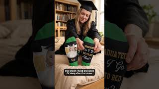 Custom Crew Socks - Graduation Gifts For Him, Her - Hard Work Turns Into Success - MTS-HA0516 V1.2