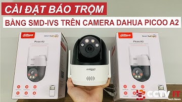 Hướng Dẫn Cài Đặt Chức Năng Thông Minh SMD-IVS Trên Camera Wifi Dahua Picoo A2 | CCTVIT.NET