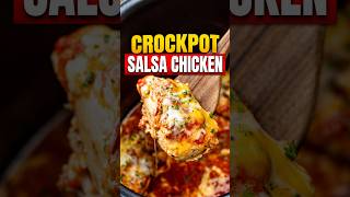 Crockpot Salsa Chicken | #CrockpotChicken #SalsaChicken #Shorts