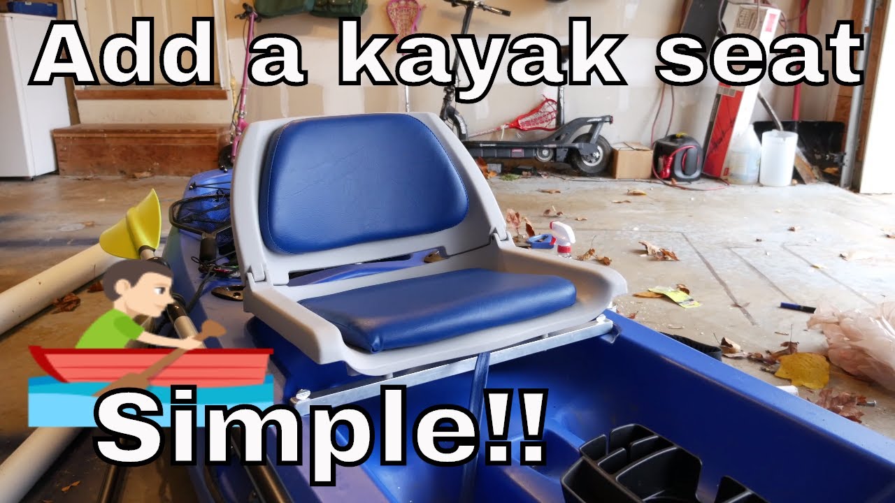 diy kayak seat malibu stealth 12 - youtube