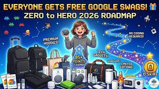 EVERYONE Can Get 100% FREE Google Swags in 2026! 🎁 No Skills Needed | Step-by-Step Arcade Roadmap