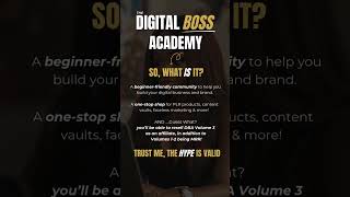 Introducing DBA Digital Boss Academy, now with 3 volumes! Wealth