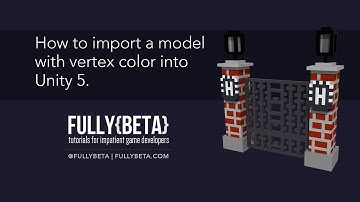 Unity Vertex Color Shader and MagicaVoxel baked PLY mesh to Unity