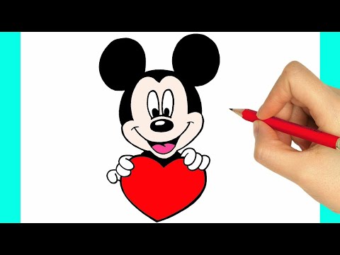 CÓMO DIBUJAR A MICKEY MOUSE - YouTube