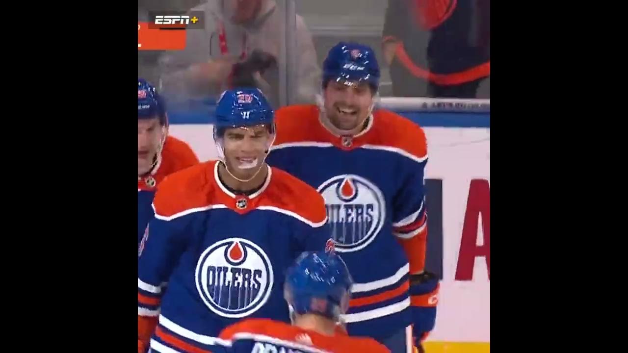 Edmonton oilers score three unanswered goals to tie the game youtube