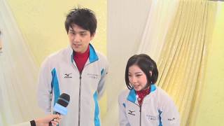 【フジテレビ公式】全日本フィギュアスケート選手権2019＜ペアショート／三浦璃来＆木原龍一 インタビュー＞