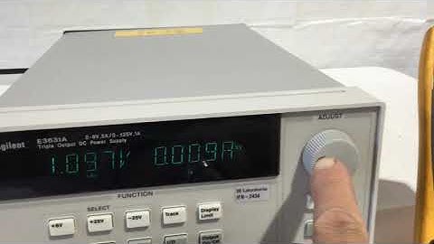Agilent E 3631 A DC Power Supply (A# 65354)