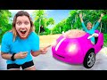 NEW SPY GADGET CAR to ESCAPE DESERTED ISLAND from MYSTERY NEIGHBOR PRANK CHALLENGE