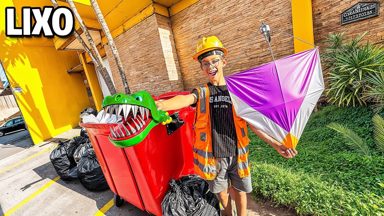 ele ENCONTROU um LIXÃO so com coisas NOVAS