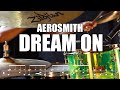 Aerosmith  dream on drum cover  scrolling score tutorial by kevogillespie