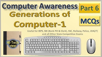 Computer MCQ | Generations of Computer | Computer Awareness by Rajesh Guleria | Part 1/3