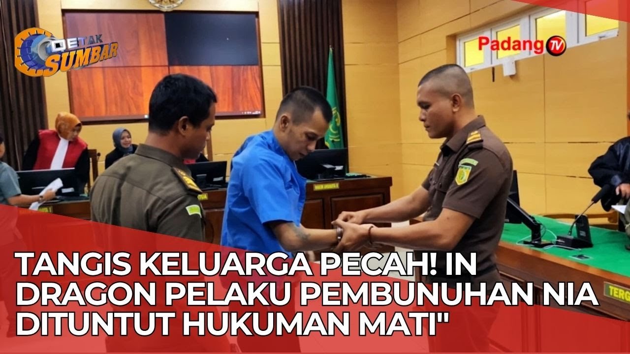 Tuntutan M4t! untuk Indragon! Sidang Kasus Pembvnvhan Sadis Gadis Penjual Gorengan Digelar