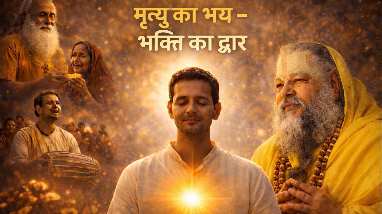 !!🌿“मृत्यु का भय – भक्ति का दिव्य द्वार”🌿!! #premanandjipravachan #premanandjimaharaj 