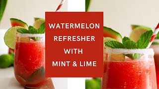 Super Refreshing Watermelon Lime Drink #shorts