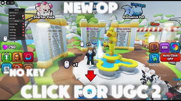 [FREE UGC LIMITED] CLICK FOR UGC 2 SCRIPT ROBLOX | AUTO CLICK | Redeem All Codes [Pastebin]