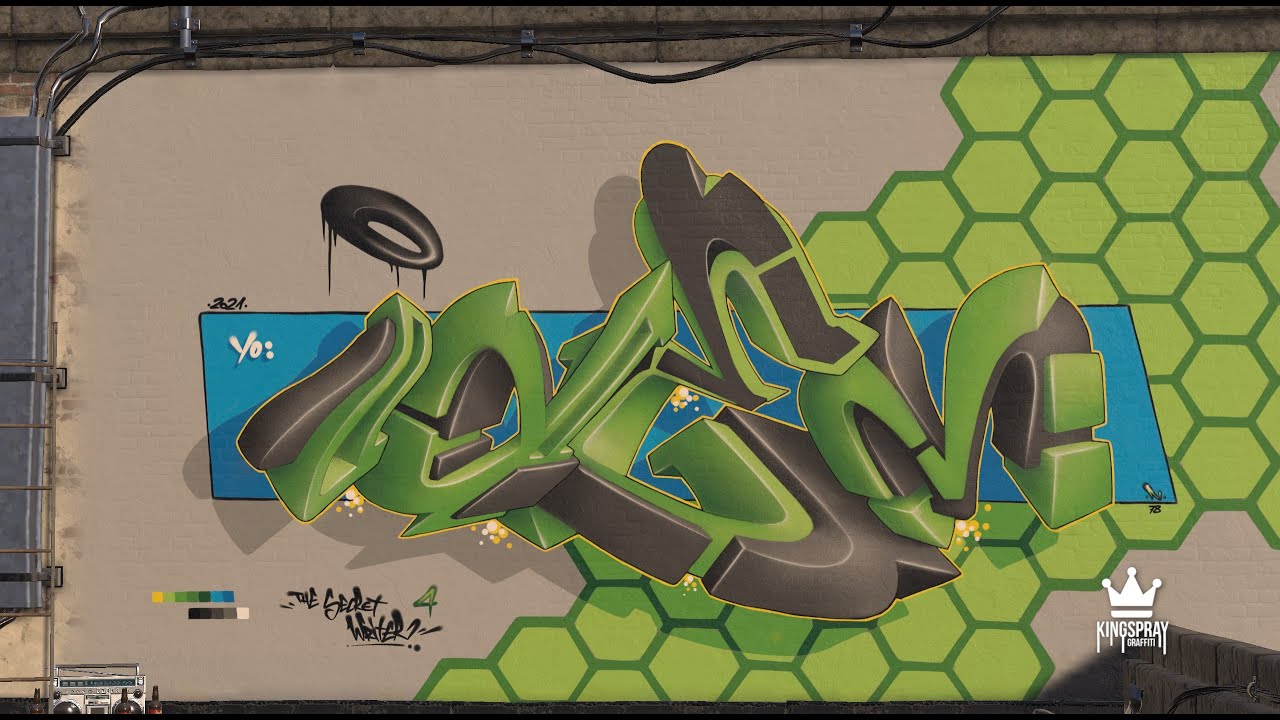 The Secret Writer 4 - Bonus content in Kingspray Graffiti VR - IDEM piece