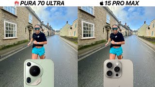 huawei pura 70 ultra vs iphone 15 pro max camera stabilization test