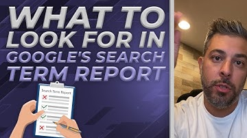 Google Search Terms Report | How to Use Search Term Report in Google Ads