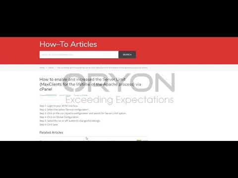 How to enable and increased the Server Limit (MaxClients for the lifetime of the Apache process)