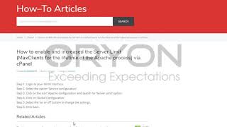 How to enable and increased the Server Limit (MaxClients for the lifetime of the Apache process)