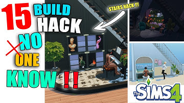 Secret Sims 4 Build Hacks No One Knows #sims4hacks #sims4ideas
