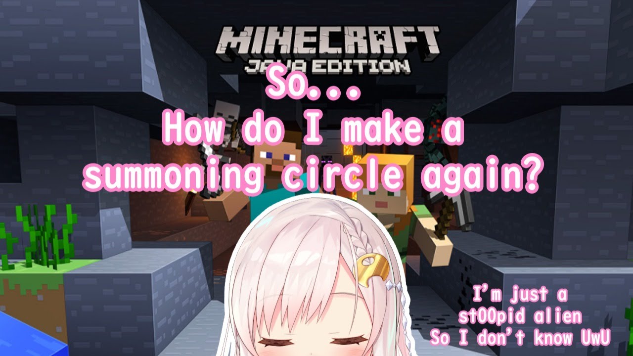 【MINECRAFT】HELP ME! I Want To Make Summoning Circle【hololiveID】